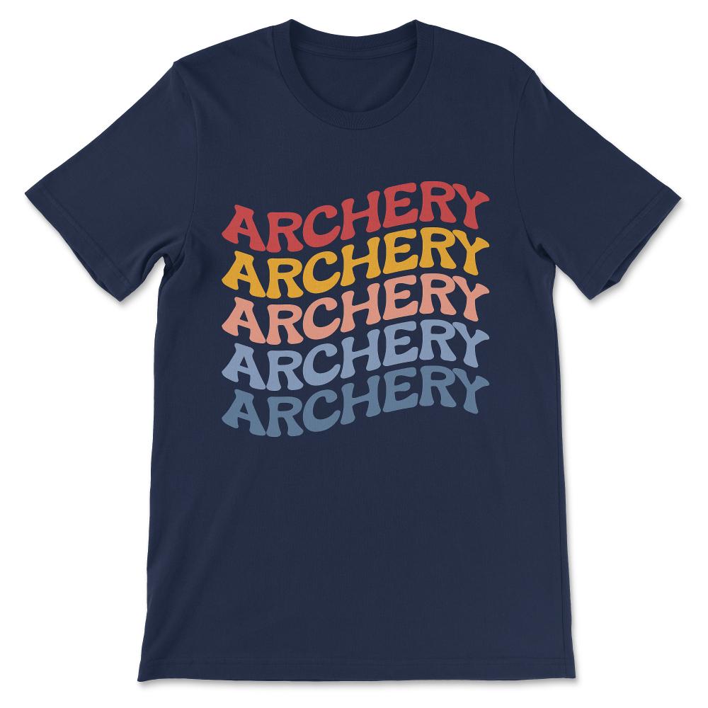 Archery Archer Bowman Archery Player Archery Team Sport Gift Tee - - Navy