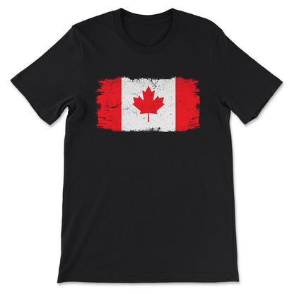 Canada Country Flag Canada Tourist Canada Team Flag Gift Tee - Unisex - Black