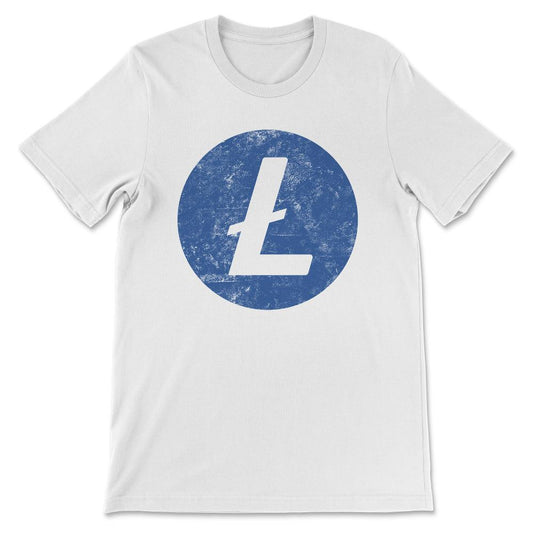 Litecoin LTC Shirt 3 Gift Tee - Unisex T-Shirt - White