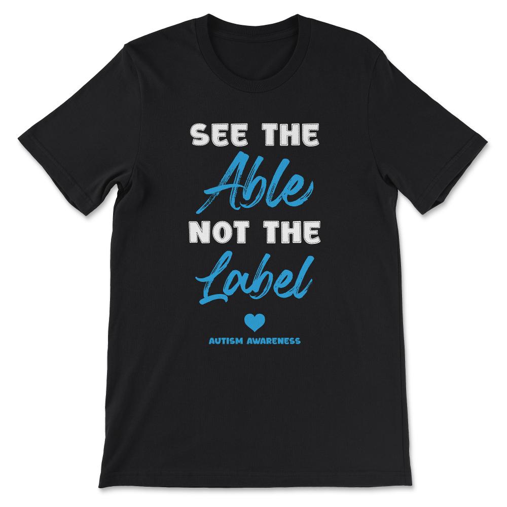 see the able not the label Gift Tee - Unisex T-Shirt - Black