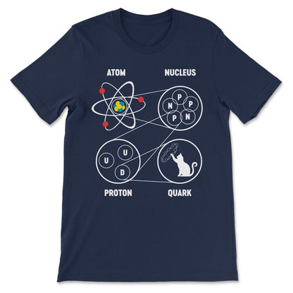 atom Gift Tee - Unisex T-Shirt - Navy