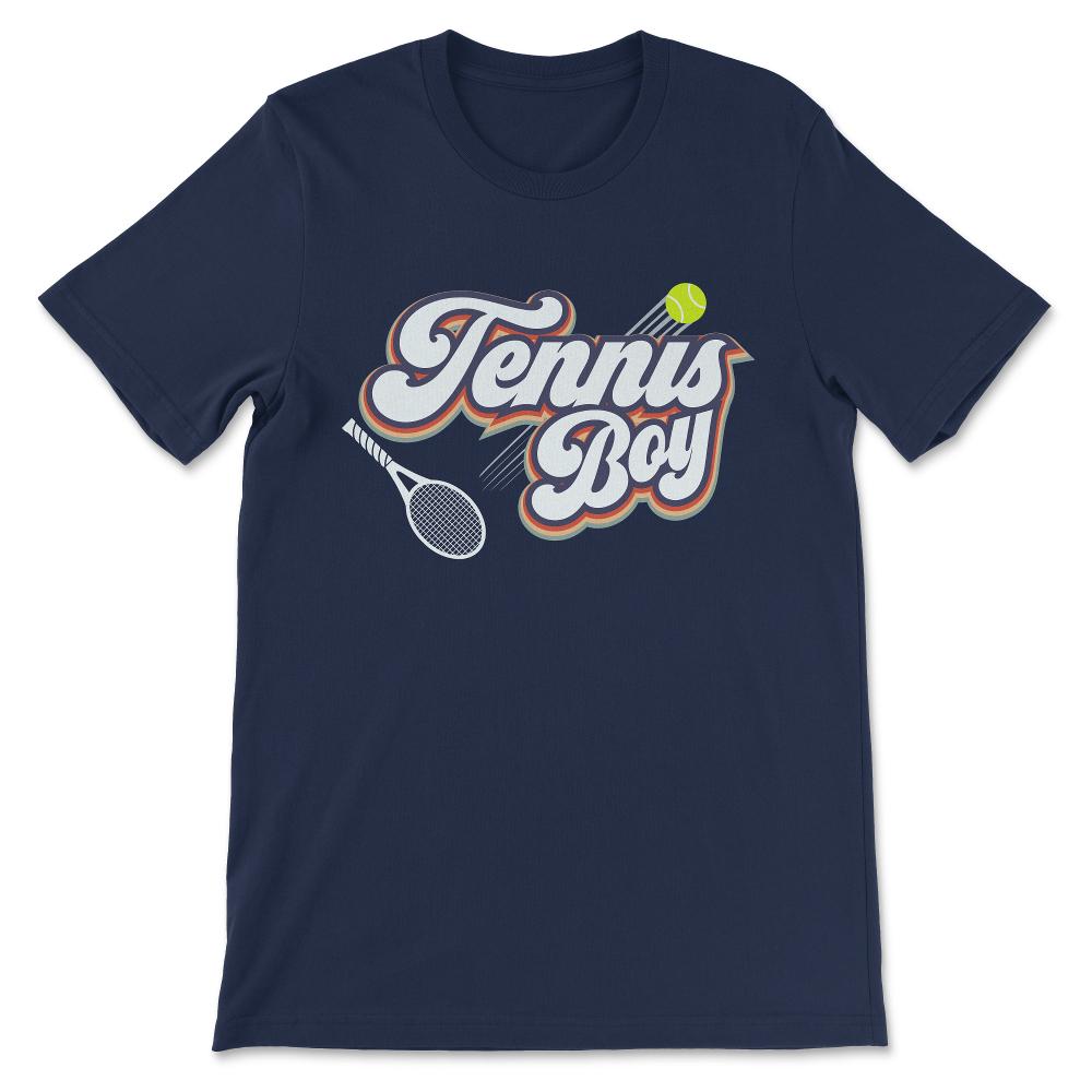 Tennis Boy Tennis Man Tennis Player Tennis Athlete Team Gift Tee - - Navy