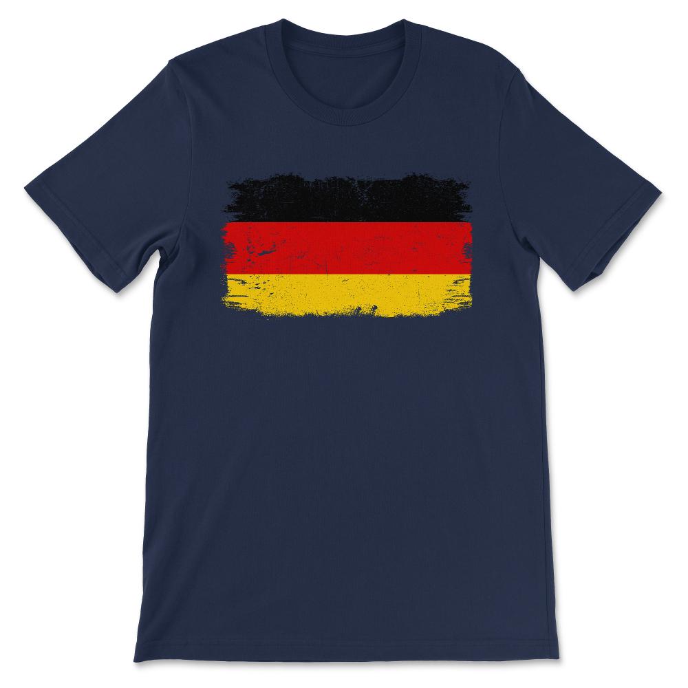Germany Country Flag Germany Tourist Flag Germany Team Flag Gift Tee - Navy
