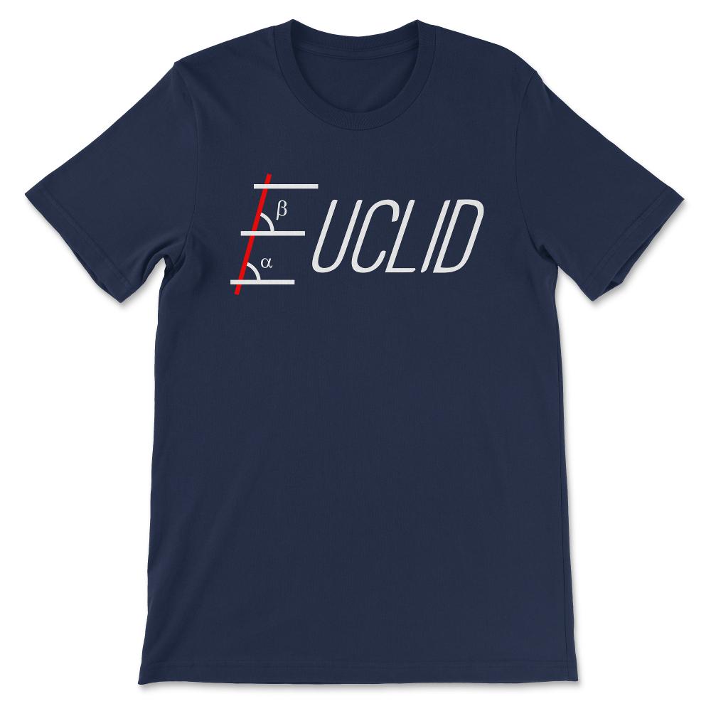 euclid white Gift Tee - Unisex T-Shirt - Navy