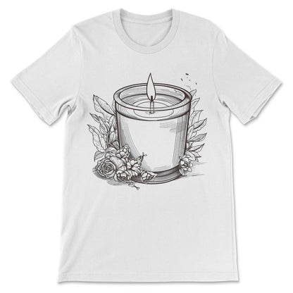 Done - Candle Maker Making Yoga Meditation Spiritual Energy Flame - White