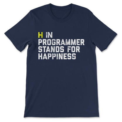 Programmer Humor Vintage Funny Programming product Gift Tee - Unisex - Navy