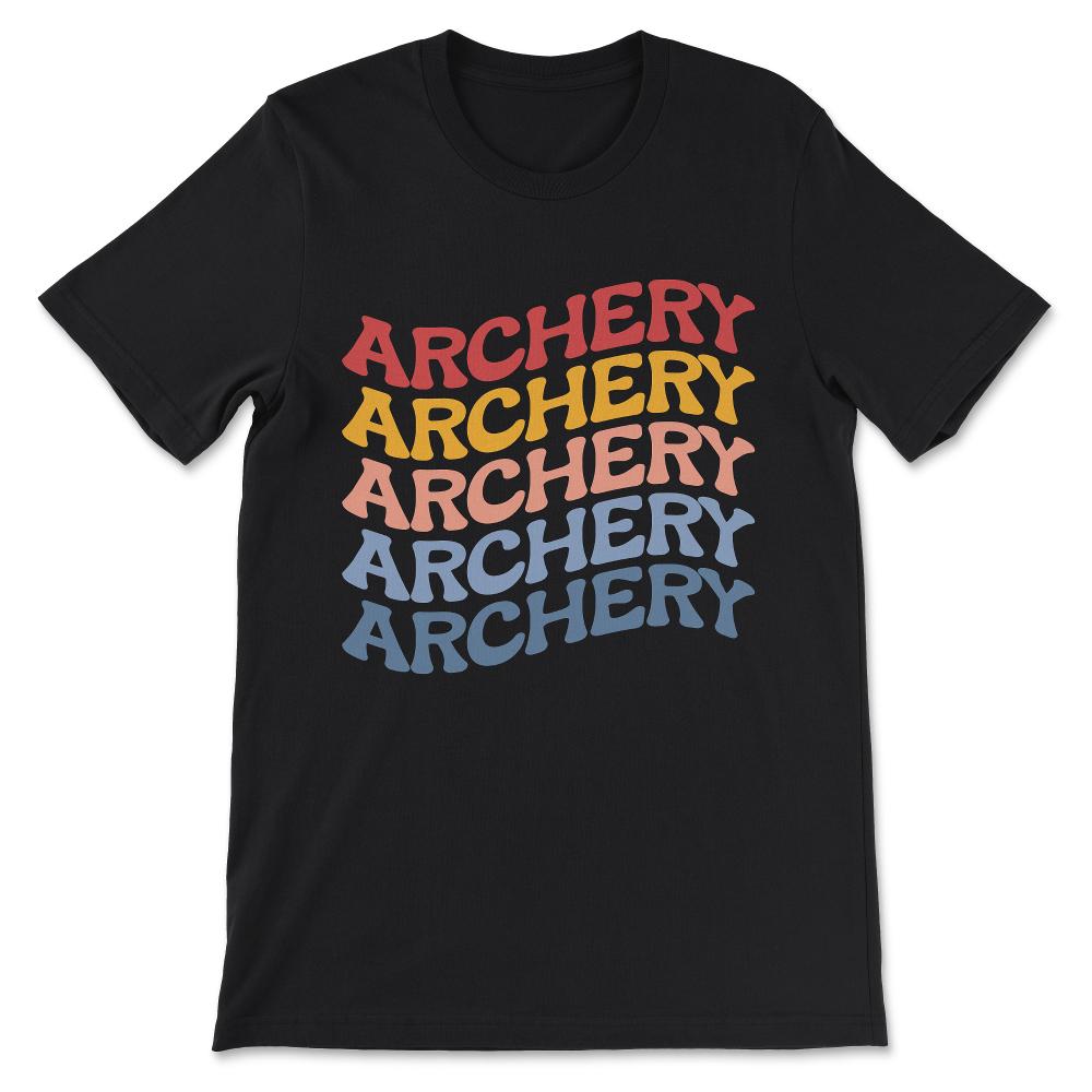 Archery Archer Bowman Archery Player Archery Team Sport Gift Tee - - Black