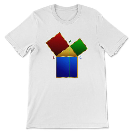 Pythagorus Shirt 1 Gift Tee - Unisex T-Shirt - White