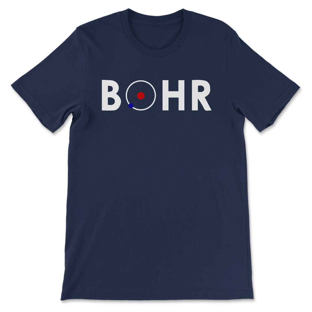 bohr white Gift Tee - Unisex T-Shirt - Navy