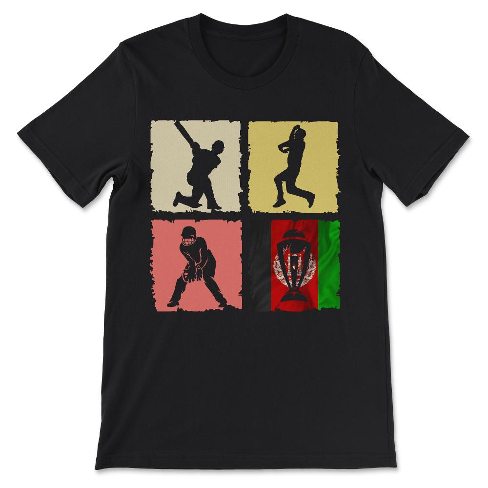 Afghanistan Cricket - Support Afghanistan for World Cup Gift Tee - - Black