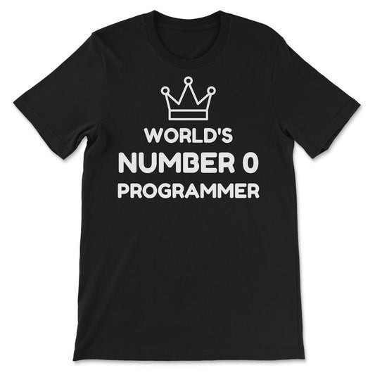 World's Number 0 Programmer World's #0 Programmer Sleeve productor - Black