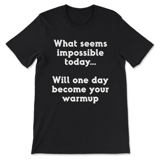 Gym Shirt 1 Gift Tee - Unisex T-Shirt - Black