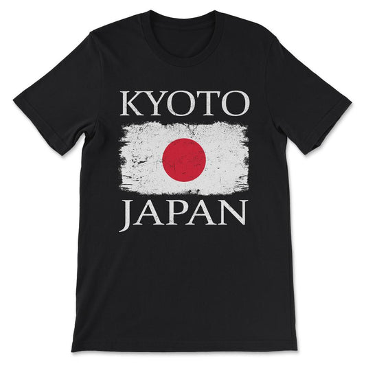 Kyoto Japan Flag Japan Tourist Kyoto Tourist Japanese Visitor Gift - Black