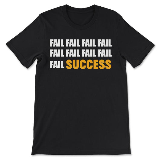 Failure Process Winning Process Winning Mindset Winning Goals Gift - Black