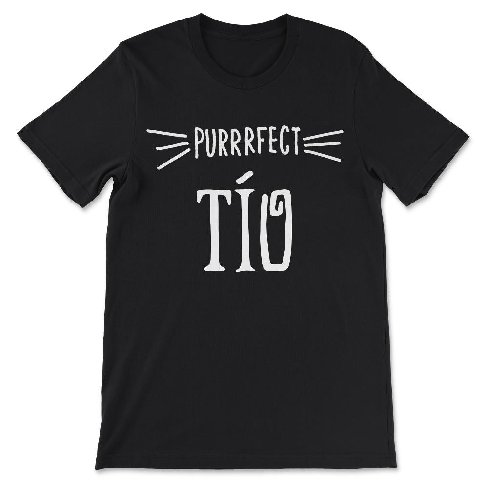 Tío - Perfect Tío Gifts for a Loving Cat Tío Uncle Gift Tee - Unisex - Black