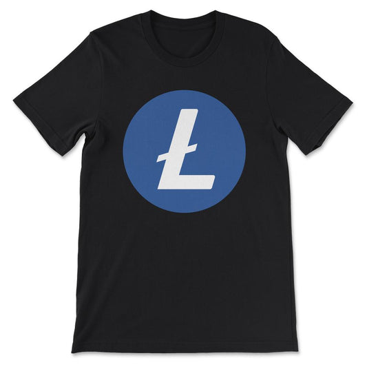 Litecoin LTC Shirt 1 Gift Tee - Unisex T-Shirt - Black