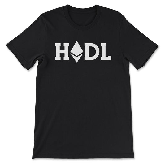 Ethereum Logo ETH Coin Crypto Bitcoin Trader Miner Gift Gift Tee - - Black
