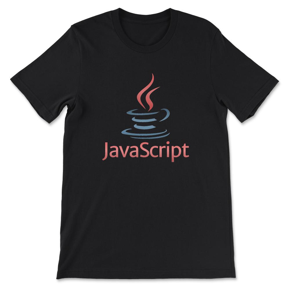 Javascript Java Parody Shirt Gift Tee - Unisex T-Shirt - Black