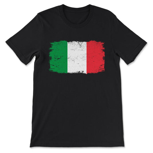 Italy Country Flag Italy Tourist Italy Country Team Gift Tee - Unisex - Black