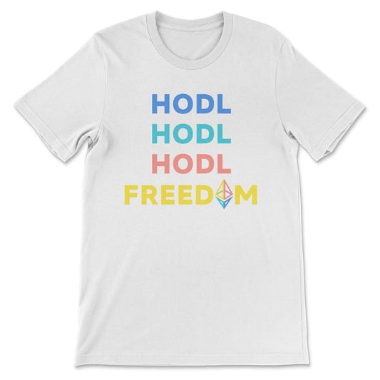 Ethereum Logo ETH Coin Crypto Bitcoin Trader Miner Gift Gift Tee - - White