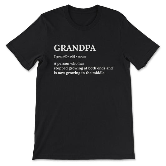 Funny Grandpa Favorite Grandfather Grandpa Explained Gift Tee - - Black