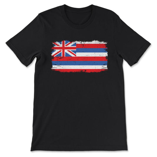 Hawaii Country Flag Hawaii Country Tourist Hawaii Team Gift Tee - - Black