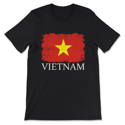 Vietnam Country Flag Vietnam Country Tourist Vietnam Team Gift Tee - - Black