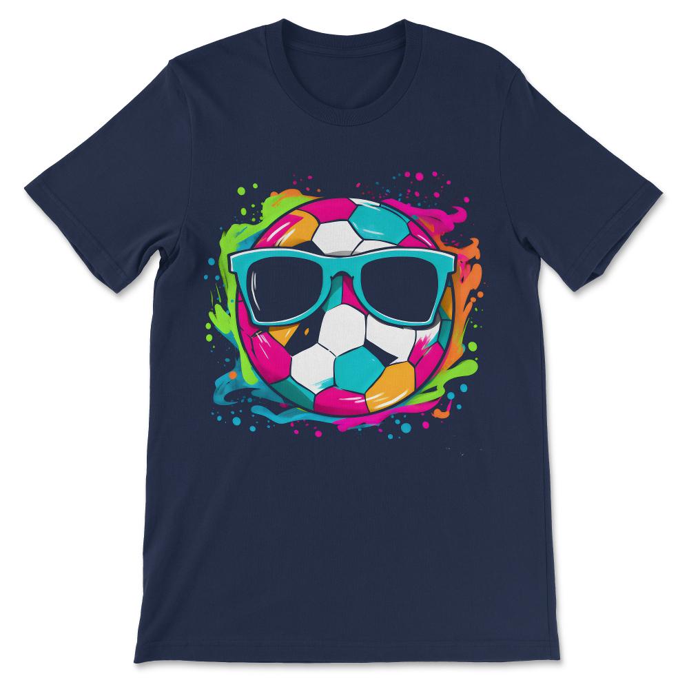 Soccer Ball Player Cool Athlete Sports Football Game Fantasy Toddler - Navy