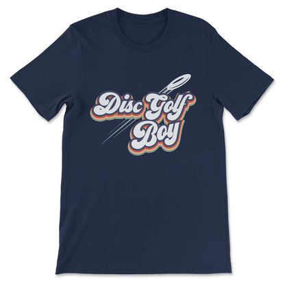 Disc Golf Boy Disc Golf Man Disc Golf Player Professional Gift Tee - - Navy