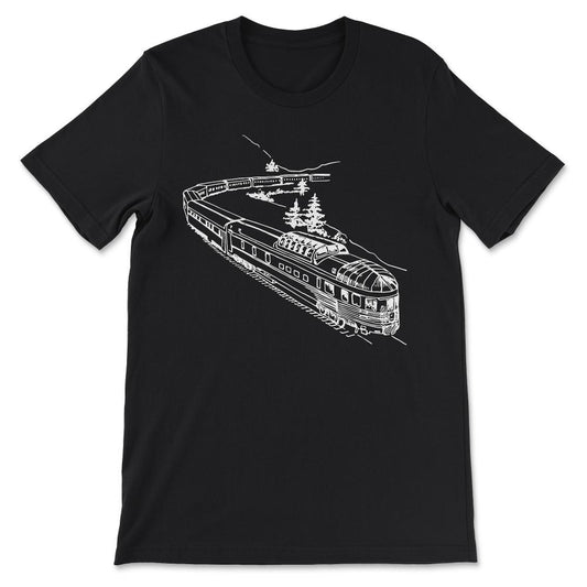 Train Shirt 3 Gift Tee - Unisex T-Shirt - Black