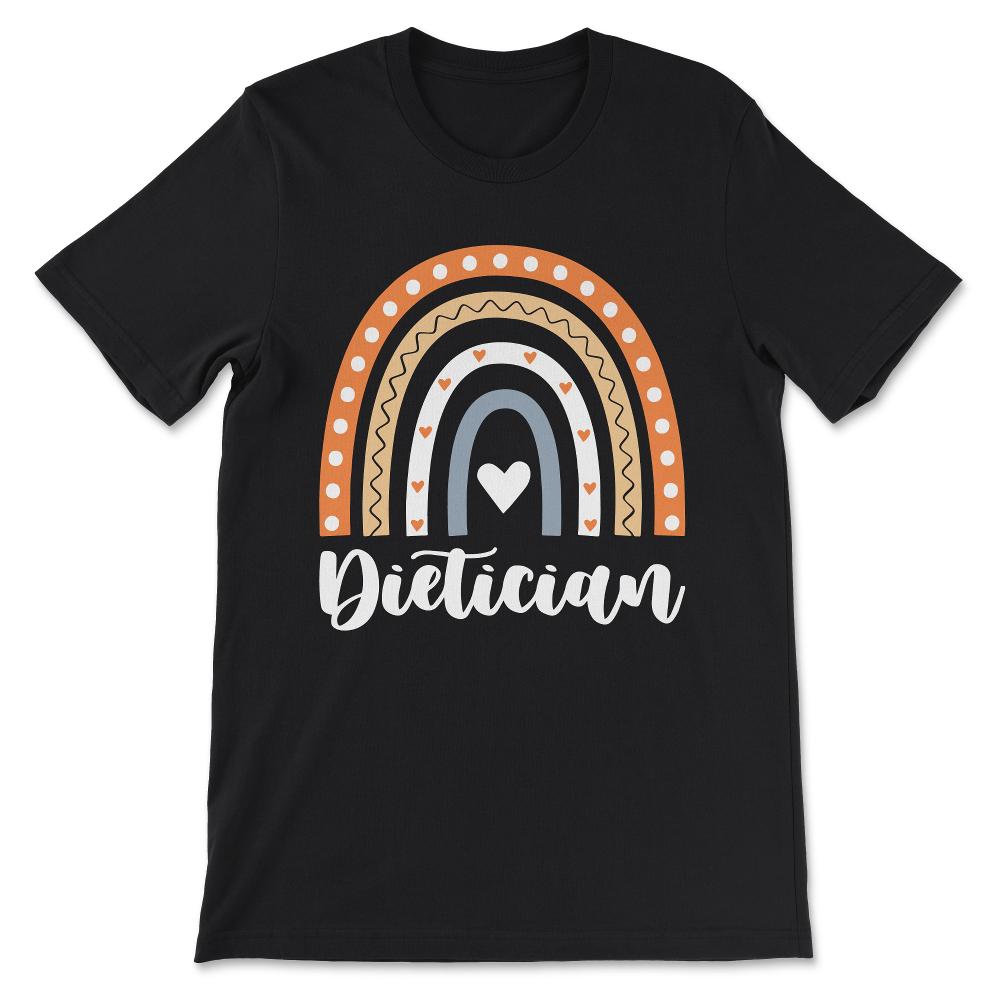 Dietician - Registered Graduate Dietary Worker Nutritionist Gift Tee - Black