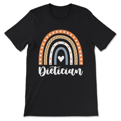 Dietician - Registered Graduate Dietary Worker Nutritionist Gift Tee - Black