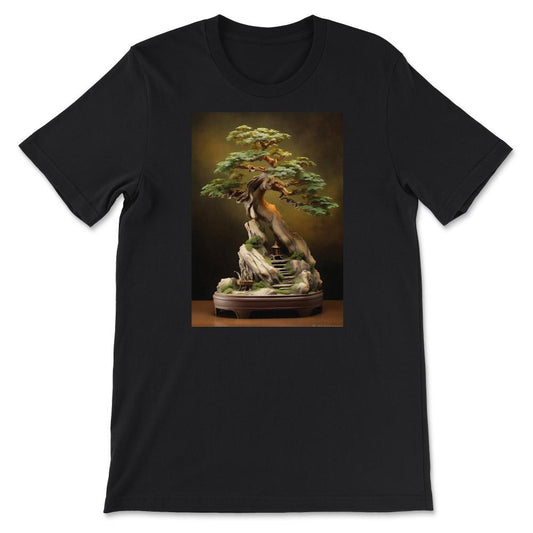 Done - Bonsai Tree Art Japanese  Gift Tee - Unisex T-Shirt - Black