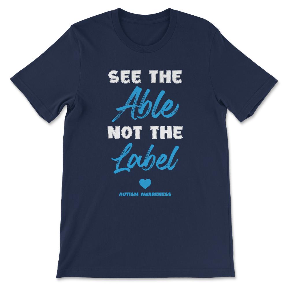 see the able not the label Gift Tee - Unisex T-Shirt - Navy