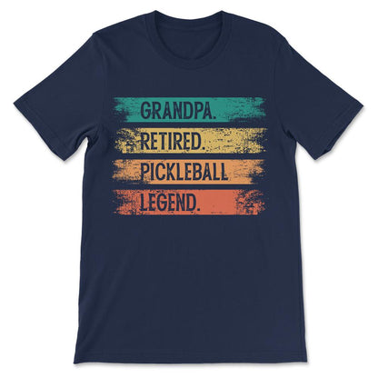 grandpa retired Gift Tee - Unisex T-Shirt - Navy