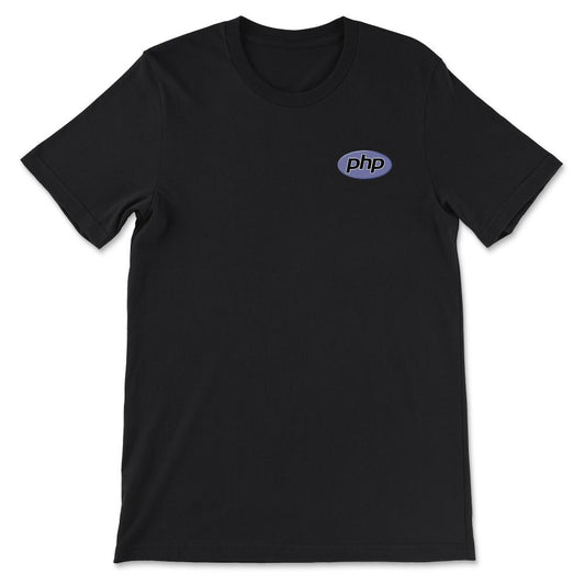 php pocket Gift Tee - Unisex T-Shirt - Black