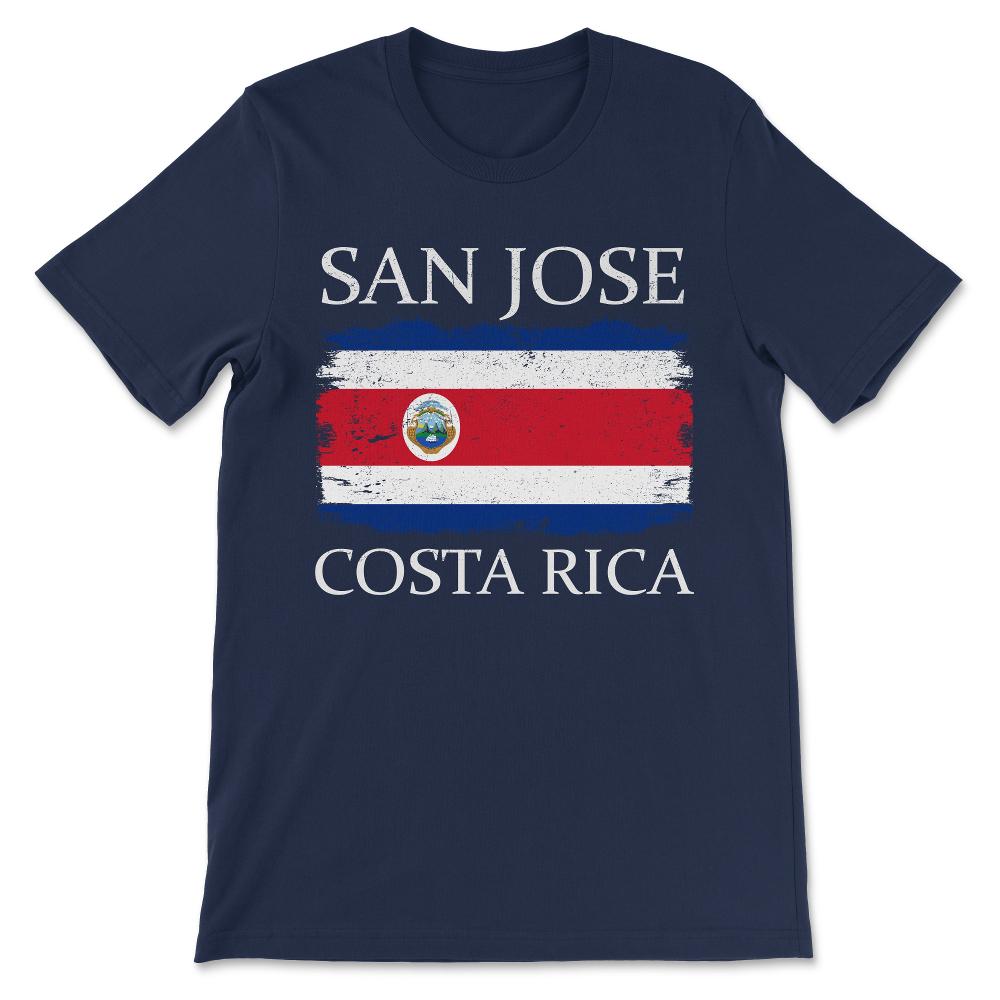 San Jose Costa Rica Flag Costa Rica Tourist Capital Costa Rica Gift - Navy