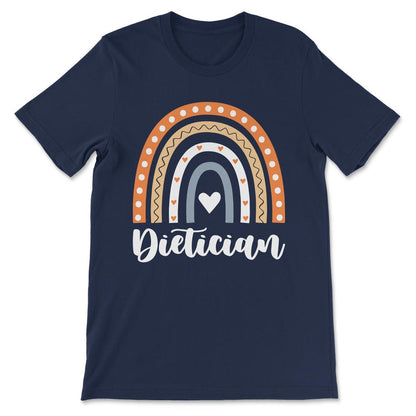 Dietician - Registered Graduate Dietary Worker Nutritionist Gift Tee - Navy