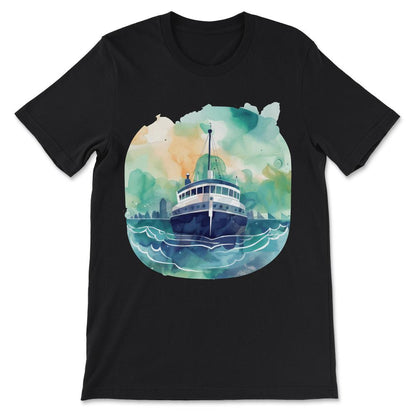 Done - Boating Sailor Sailing Sea Nautical Captain Motorboat Vessel - Black