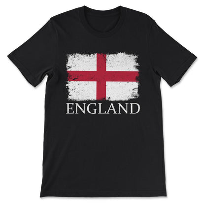 England Country Flag England Country Tourist England Team Gift Tee - - Black
