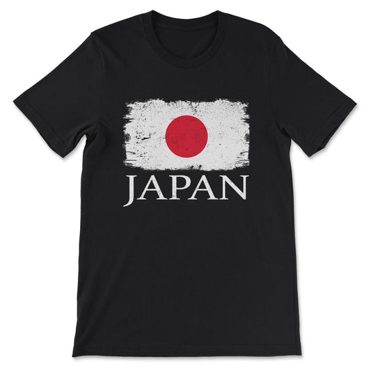 Japan Country Flag Japan Tourist Japan Country Team Gift Tee - Unisex - Black