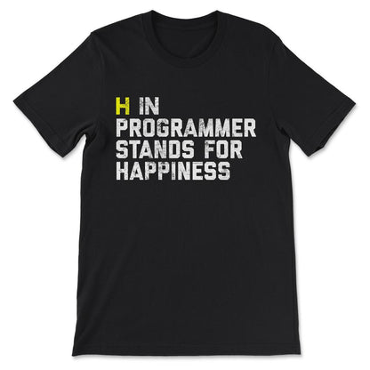 Programmer Humor Vintage Funny Programming product Gift Tee - Unisex - Black