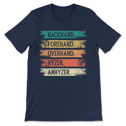 backhand 2 Gift Tee - Unisex T-Shirt - Navy