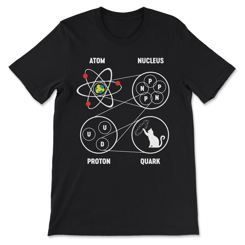 atom Gift Tee - Unisex T-Shirt - Black