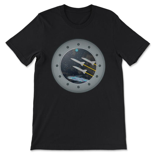 Space Shirt 1 Gift Tee - Unisex T-Shirt - Black