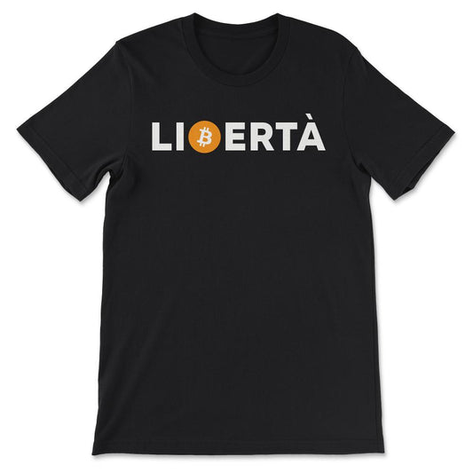 Italian Bitcoin Shirt 1 Gift Tee - Unisex T-Shirt - Black