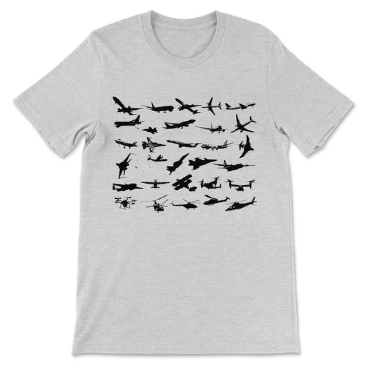 Aeroplanes Shirt 1 Gift Tee - Unisex T-Shirt - Ash