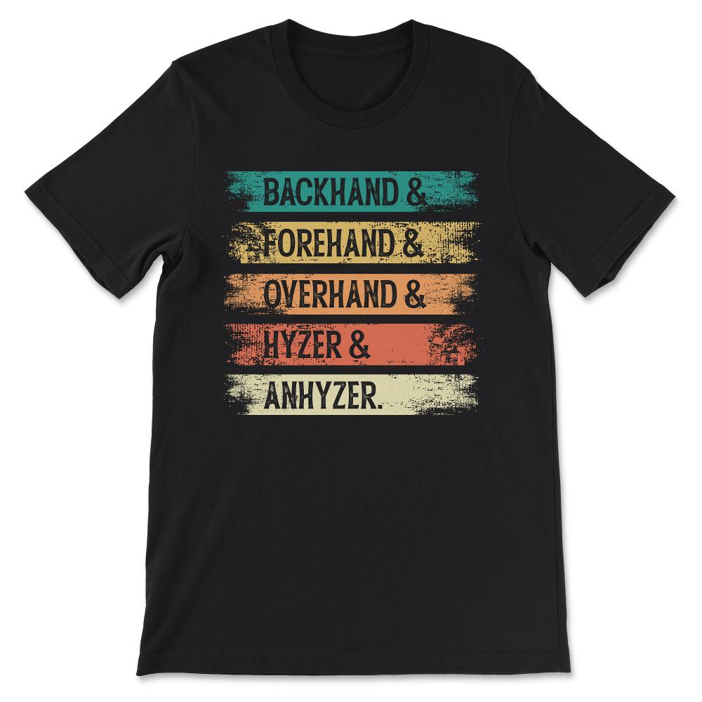 backhand Gift Tee - Unisex T-Shirt - Black