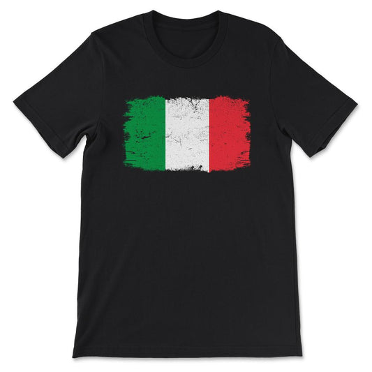 Italy Country Flag Italy Tourist Italy Country Team Gift Tee - Unisex - Black