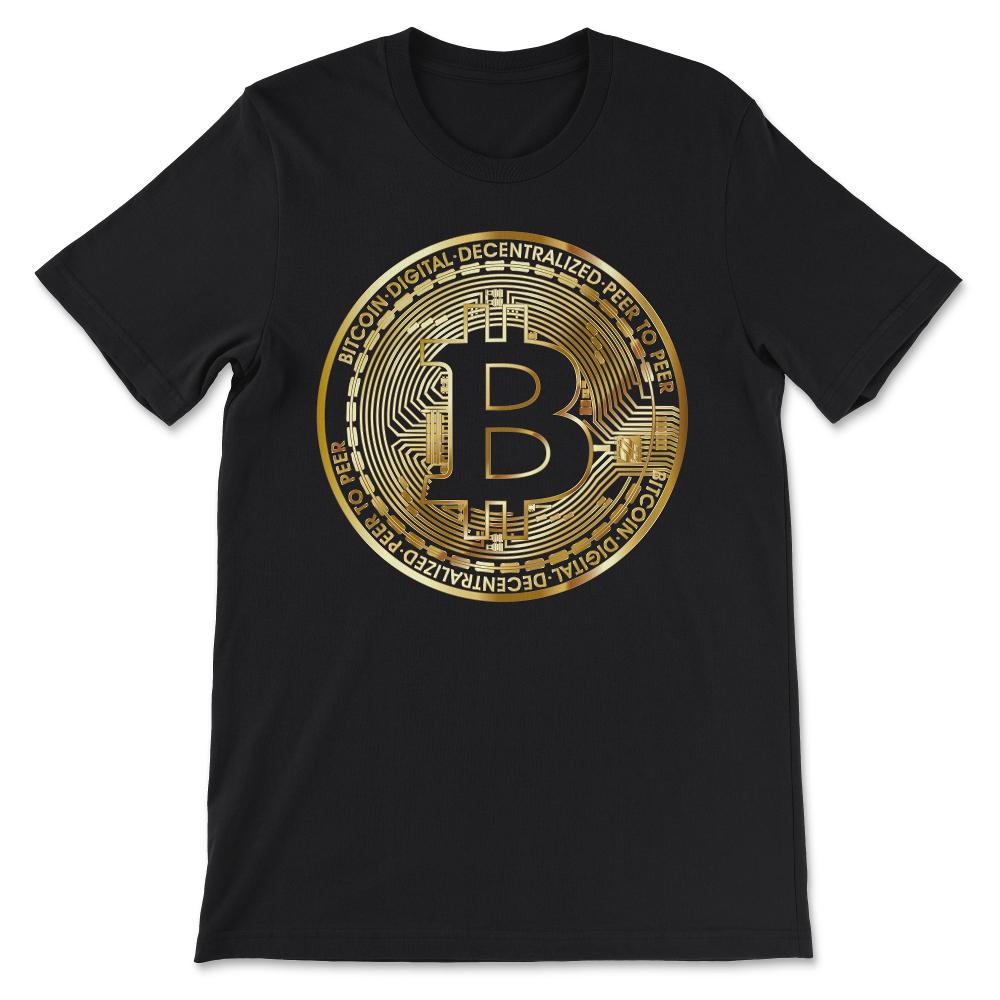 Bitcoin BTC Coin Crypto Trader #bitcoin Future Freedom Gift Gift Tee - Black